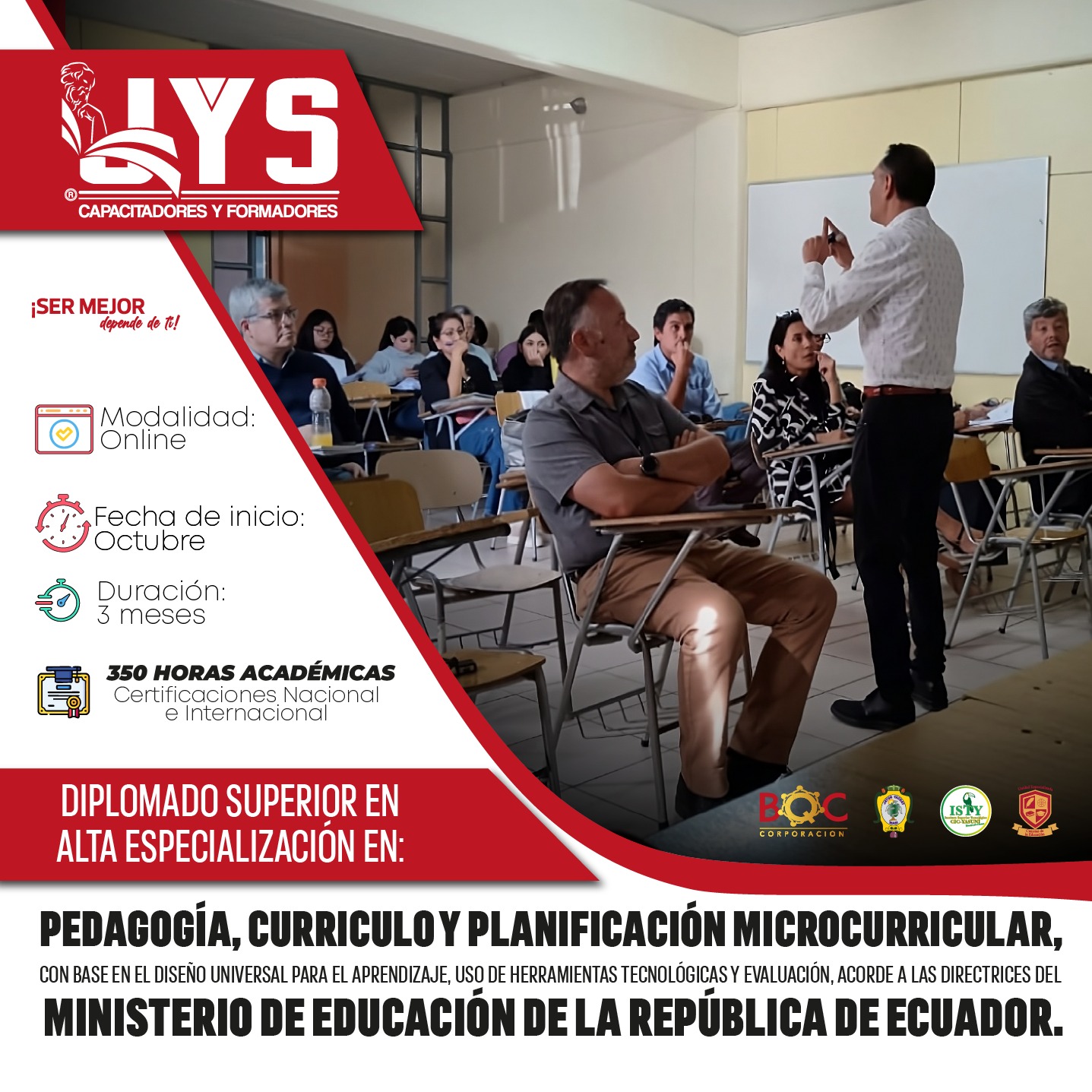 Imagen DIPLOMADO DE ALTA ESPECIALIZACIÓN EN: PEDAGOGÍA, CURRICULO Y PLANIFICACIÓN MICROCURRICULAR